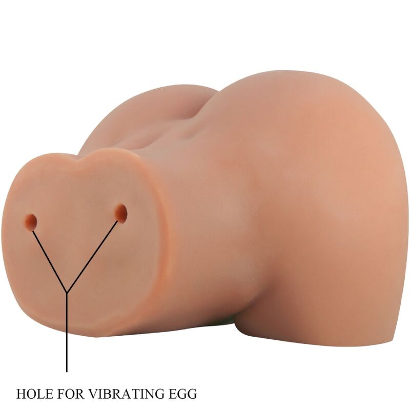 CRAZY BULL - MILA VIBRATOR BUTT WITH REALISTIC VAGINA AND ANUS FLESH CONTROL REMOTO