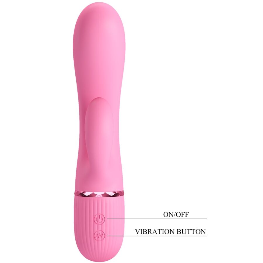 PRETTY LOVE - MARSKI RABBIT VIBRATOR & G-SPOT PINK